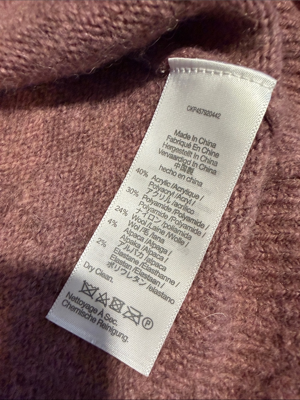 Madewell Dillon Mock Neck Sweater Size XS - Picture 4 of 5